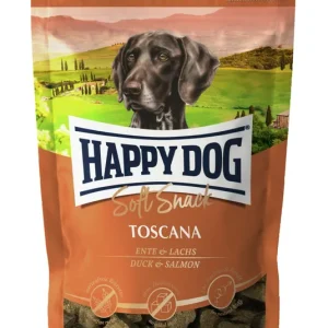 Online Kaufen Sparpaket 2 x 100 g Happy Dog Soft Snack Toscana Ente & Lachs Hunde Snack